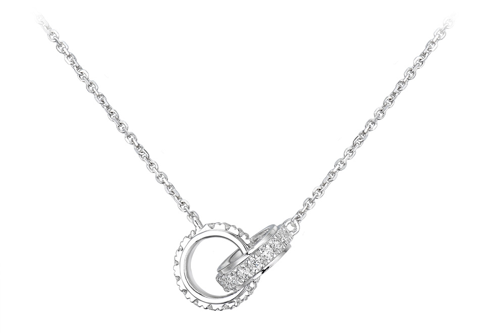 Collier d’or blanc 18 carats collection confidence by Tollet