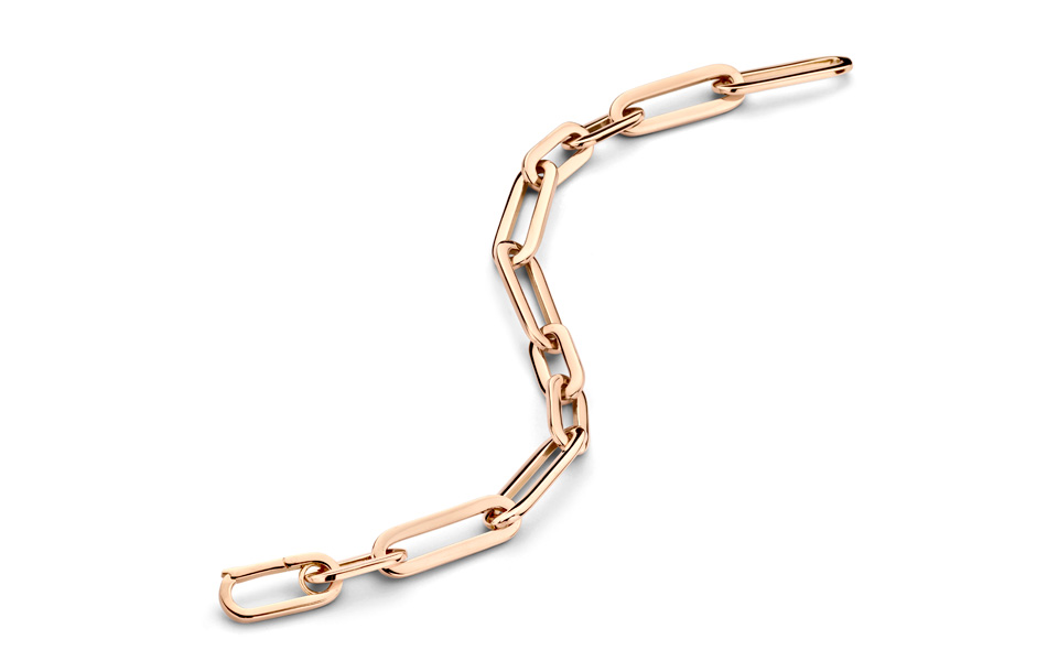 Bracelet maillons d’or rose collection Tollet