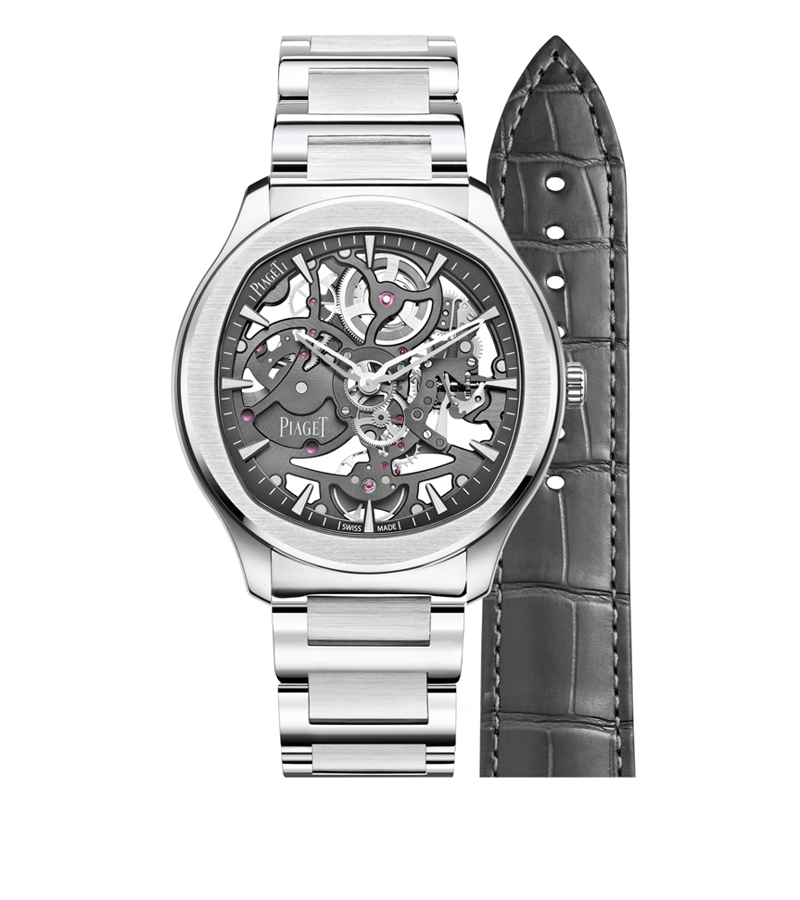 Tollet Piaget Polo Skeleton 42 mm en acier